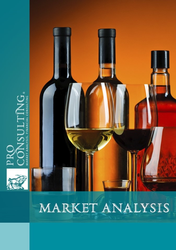 Market research report on alcoholic beverages and syrups for cocktails in Ukraine. 2024 year